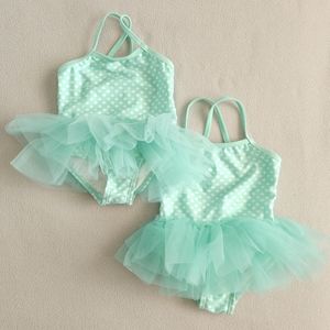 OP | Set of 2 - Polka Dot Tutu Swimsuit (2 Different Sizes)